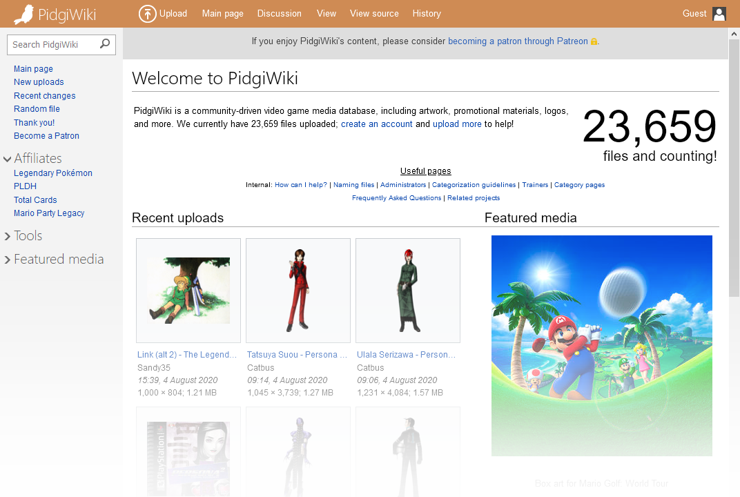 The main page of PidgiWiki